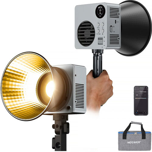 ویدئو لایت نیور Neewer HB80B Bi-Color LED Monolight (دارای باتری داخلی)