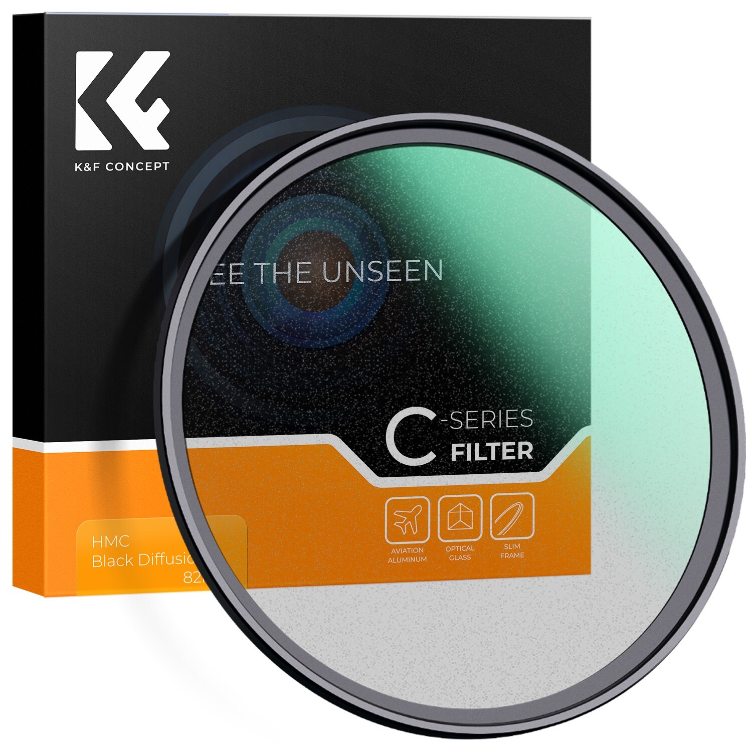 فیلتر بلک میست K&F 77MM C Series Black Mist Filter 1/4