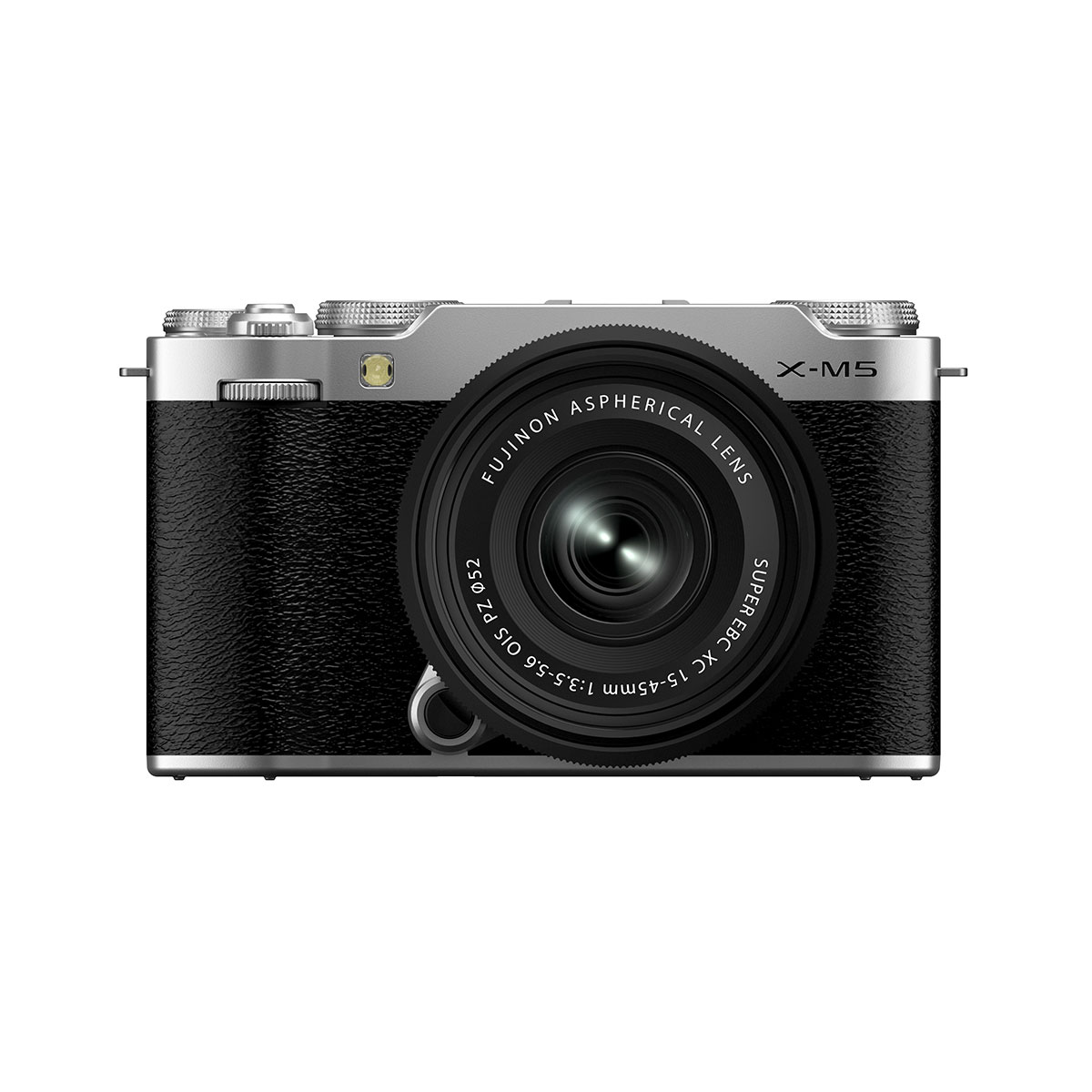 دوربین بدون آینه فوجی‌فیلم FUJIFILM X-M5 با لنز XC 15-45mm f/3.5-5.6 OIS PZ نقره‌ای